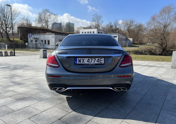 Mercedes-Benz Klasa E cena 235900 przebieg: 43000, rok produkcji 2018 z Warszawa małe 407